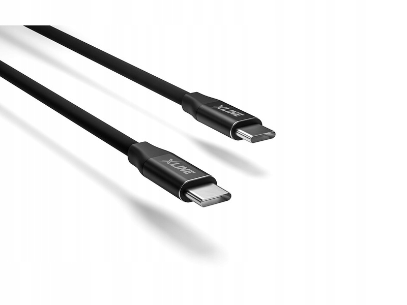 Kabel Usb Typ-C Usb Typ-C Xline 100W 1m Czarny