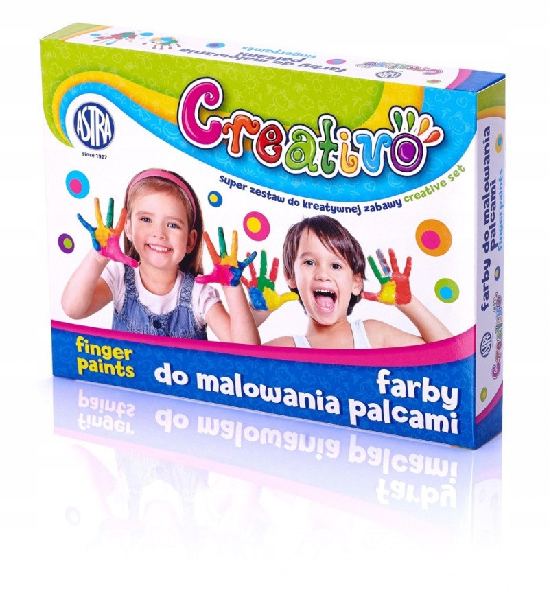 

Dziecięce Farby do Malowania Palcami 4 50ml