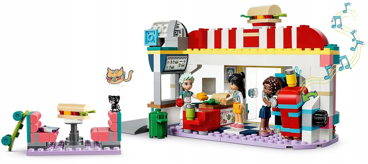 stavebnice Lego Friends Bar V Centru Města V Heartlake 41728