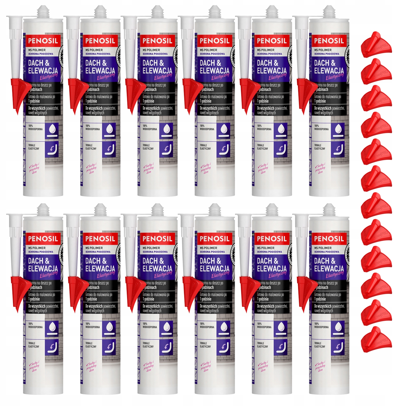 12 Lepidlo Pokrývačský tesniaci materiál Ms Polimer na mokrú strechu Bezbarevný, pružný