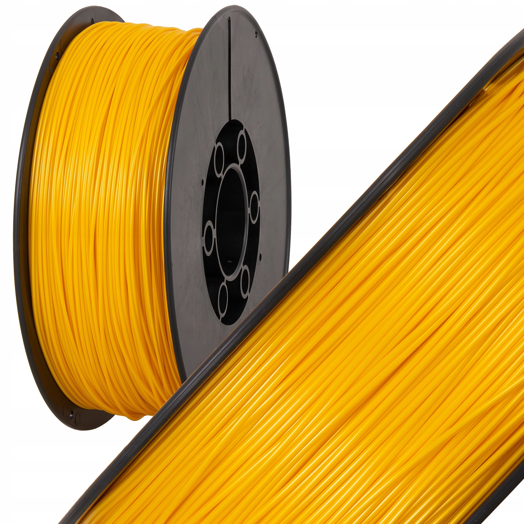 FILAMENT Plastik do drukarki 3d Plastspaw PET-G 1,75 mm 1kg Satynowy Żółty