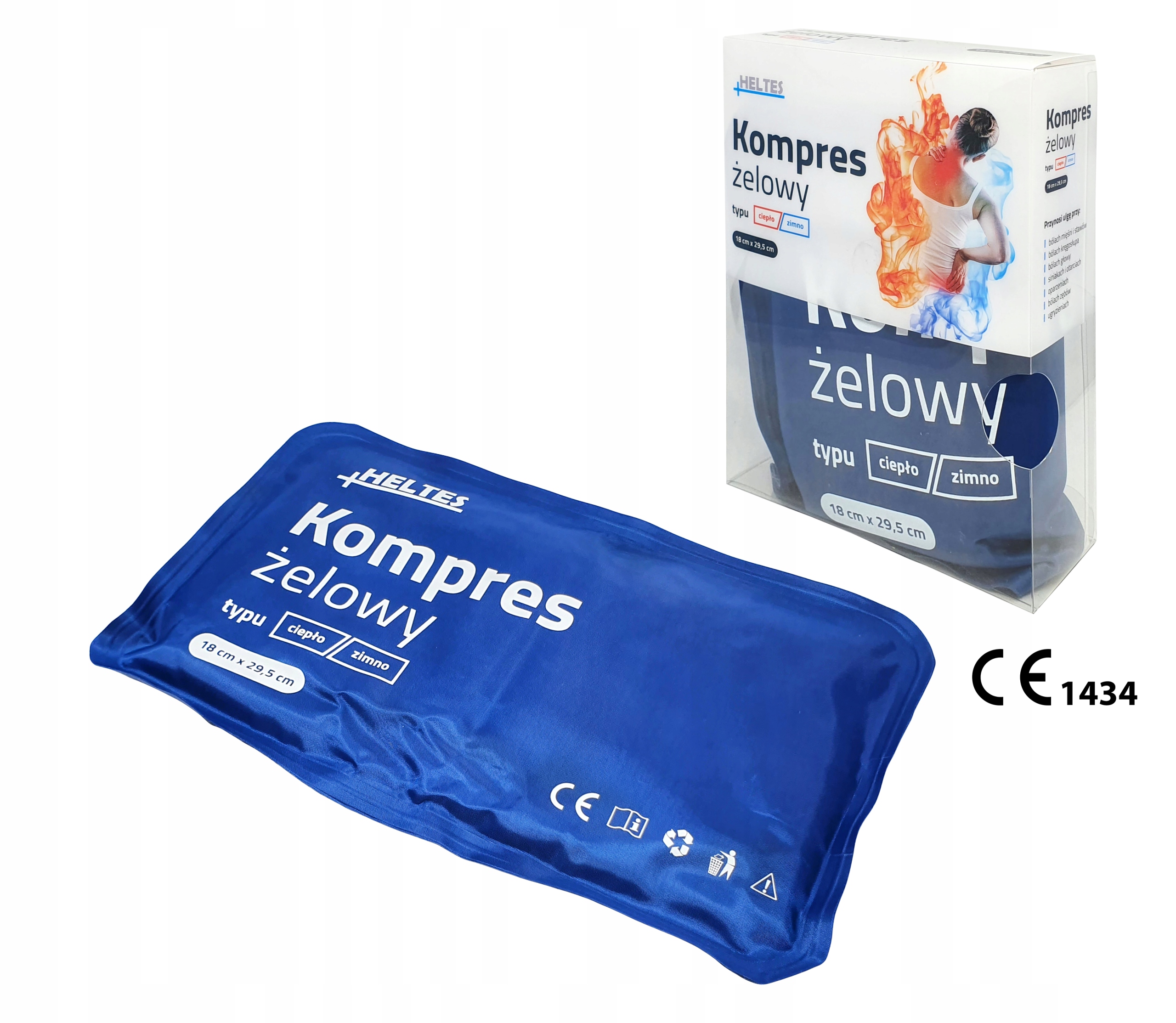 

Bardzo Duży Kompres Okład Żelowy Ciepło Zimno Uniw