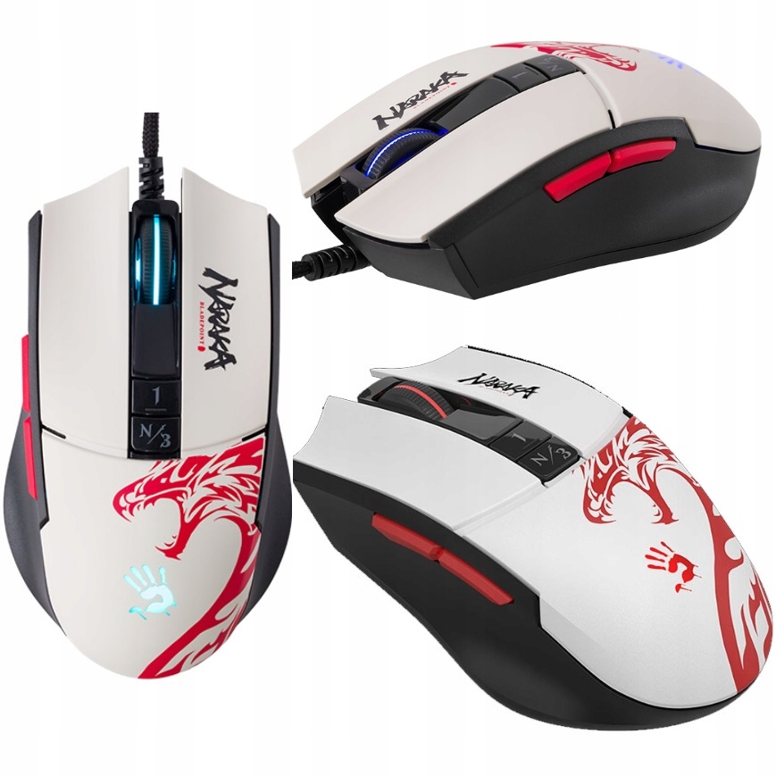 Myš Bloody L65 Max Naraka Rgb Myš A4Tech herní drátová 12000CPI