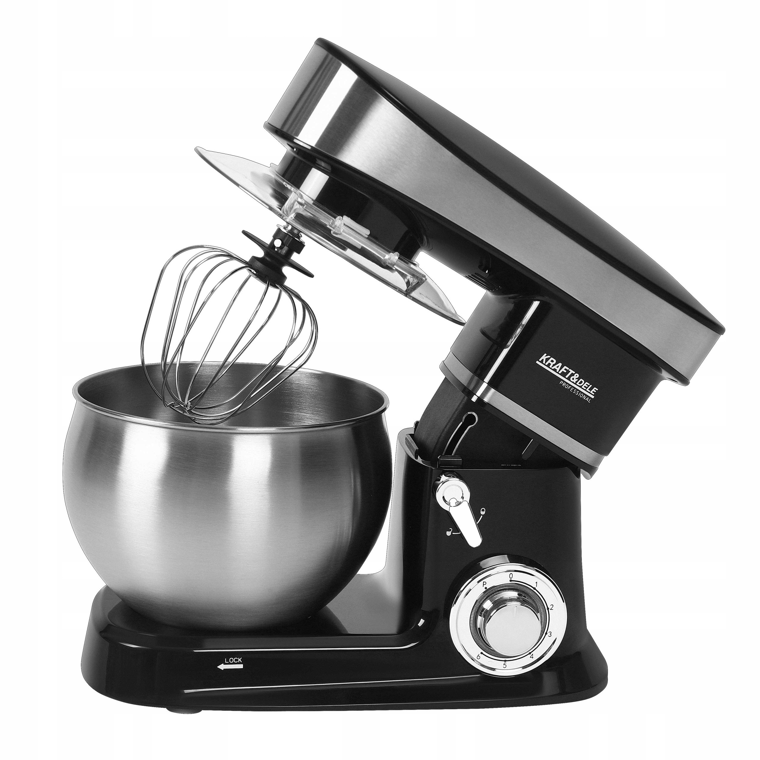 Planetární kuchyňský robot 2500 W, černý, 6 l, 6 rychlostí KD4163