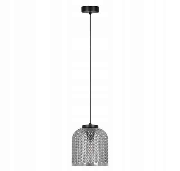 Černá závěsná lampa, stropní svítidlo do ložnice, obývacího pokoje, jídelny Inga