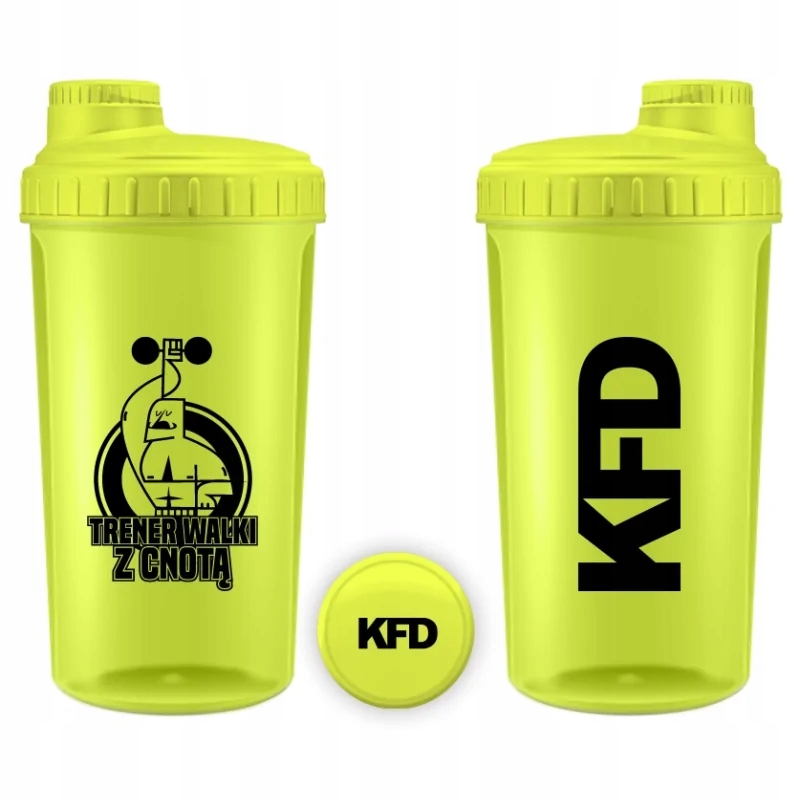 Kfd Shaker Pro Trener walki z cnotą żółty neonowy 700 ml