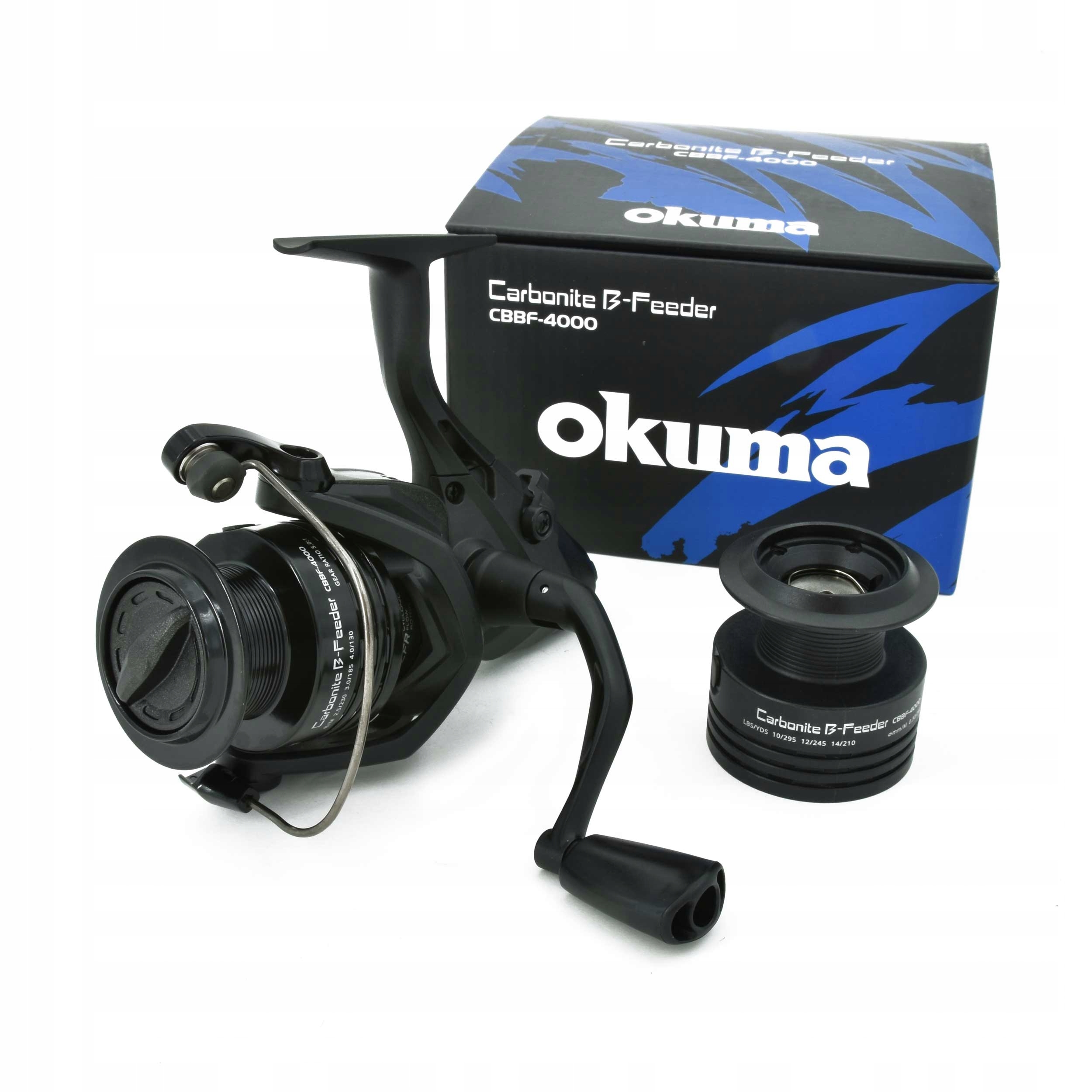 Kołowrotek karpiowy z wolnym biegiem Okuma Carbonite Cbbf 4000 Bf 1BB+1RB