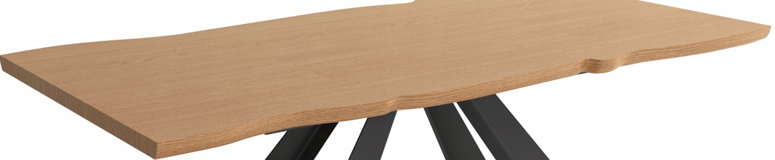 Stół Boston lite drewno dębowe 100x180 nogi metal Kod producenta Boston180