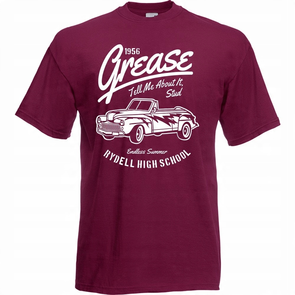 

Koszulka samochód auto oldschool lato M burgund