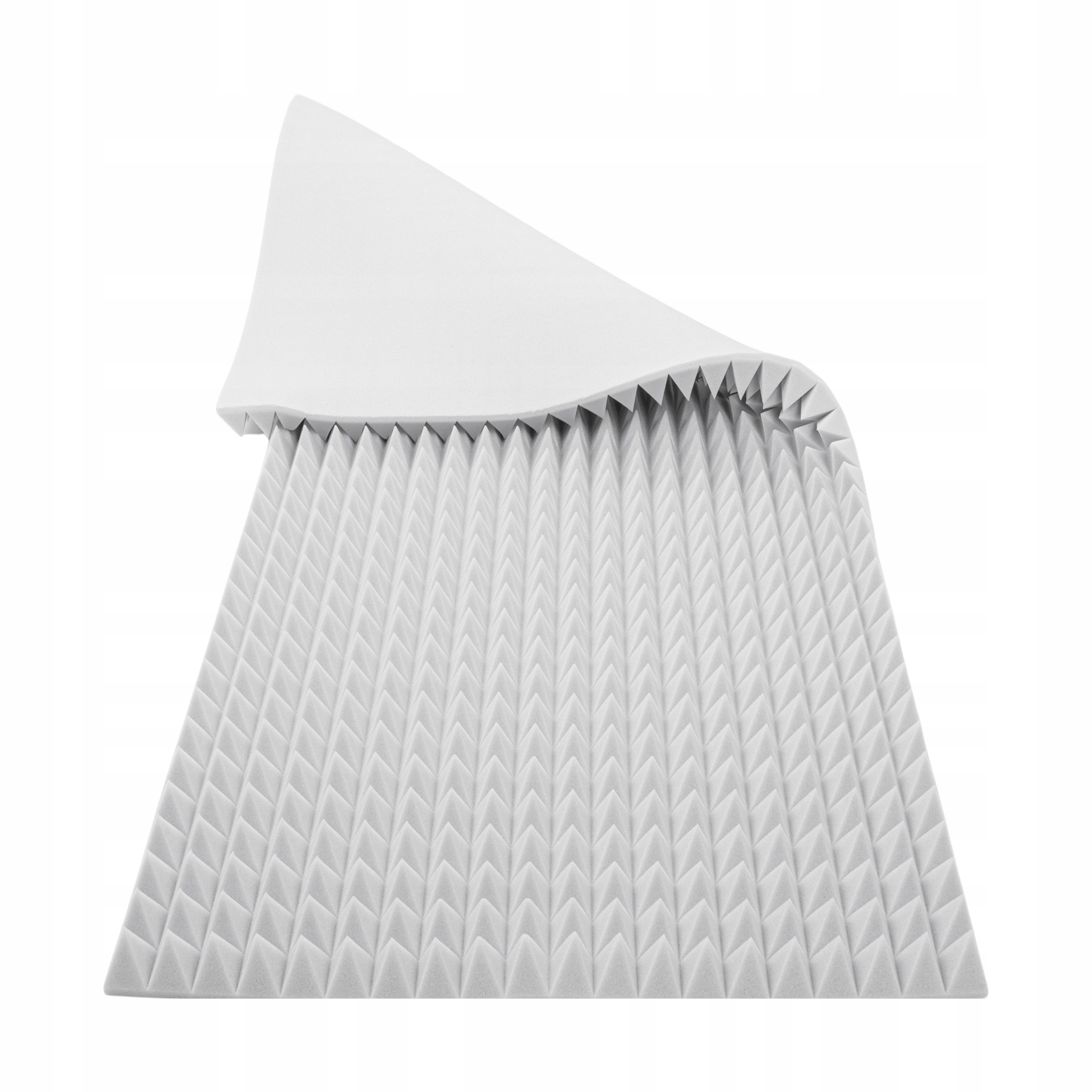 Akustická pěna Piramidka popelavá tlumící podložka pro lektorskou kabinu