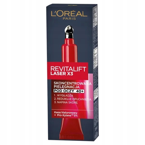 L'Oreal Revitalift Laser X3, koncentrovaná anti-age péče pod oči,