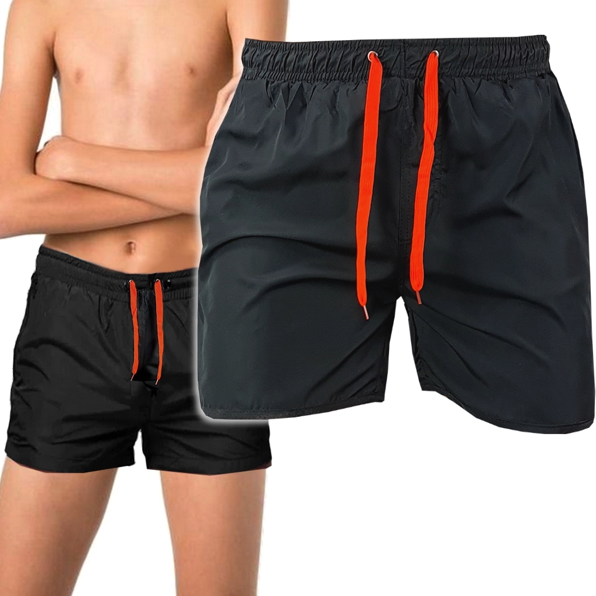 

Krótkie Spodenki Kąpielówki Młodzieżowe 15-18LAT S