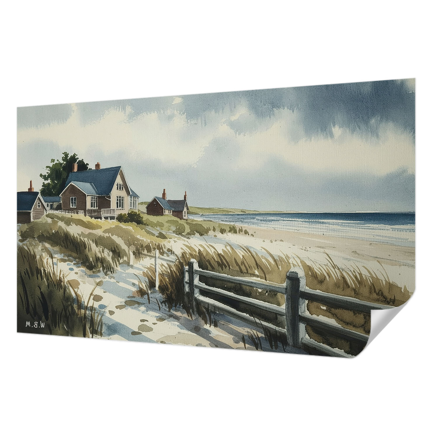 Fototapeta Samolepicí Premium Snadná montáž Plážové duny 416 x 254 cm