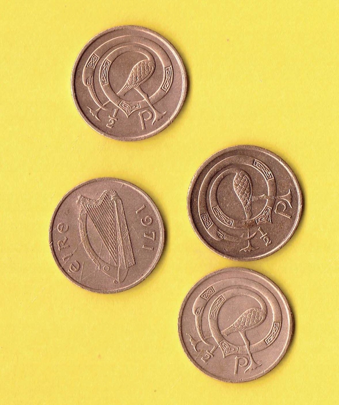 Ирландия 1/2 Пенни 1971 г.