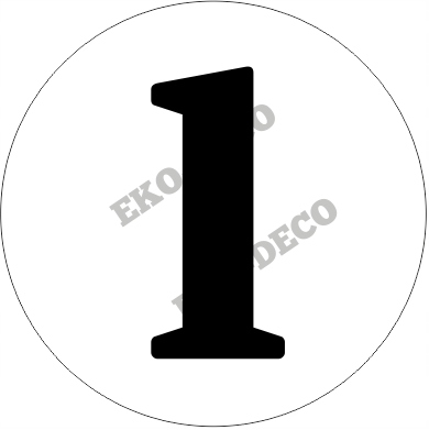 STE149 Stempel cyferka 1