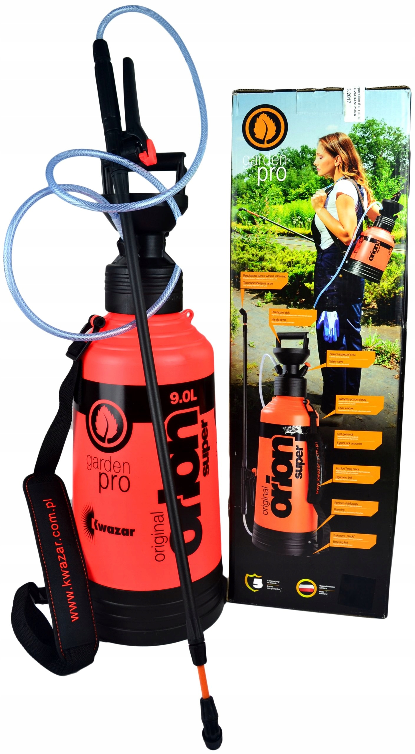 

Kwazar opryskiwacz ogrodniczy Orion Super 9L