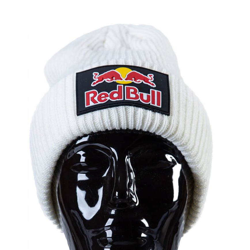 Ciepła czapka Red Bull biała