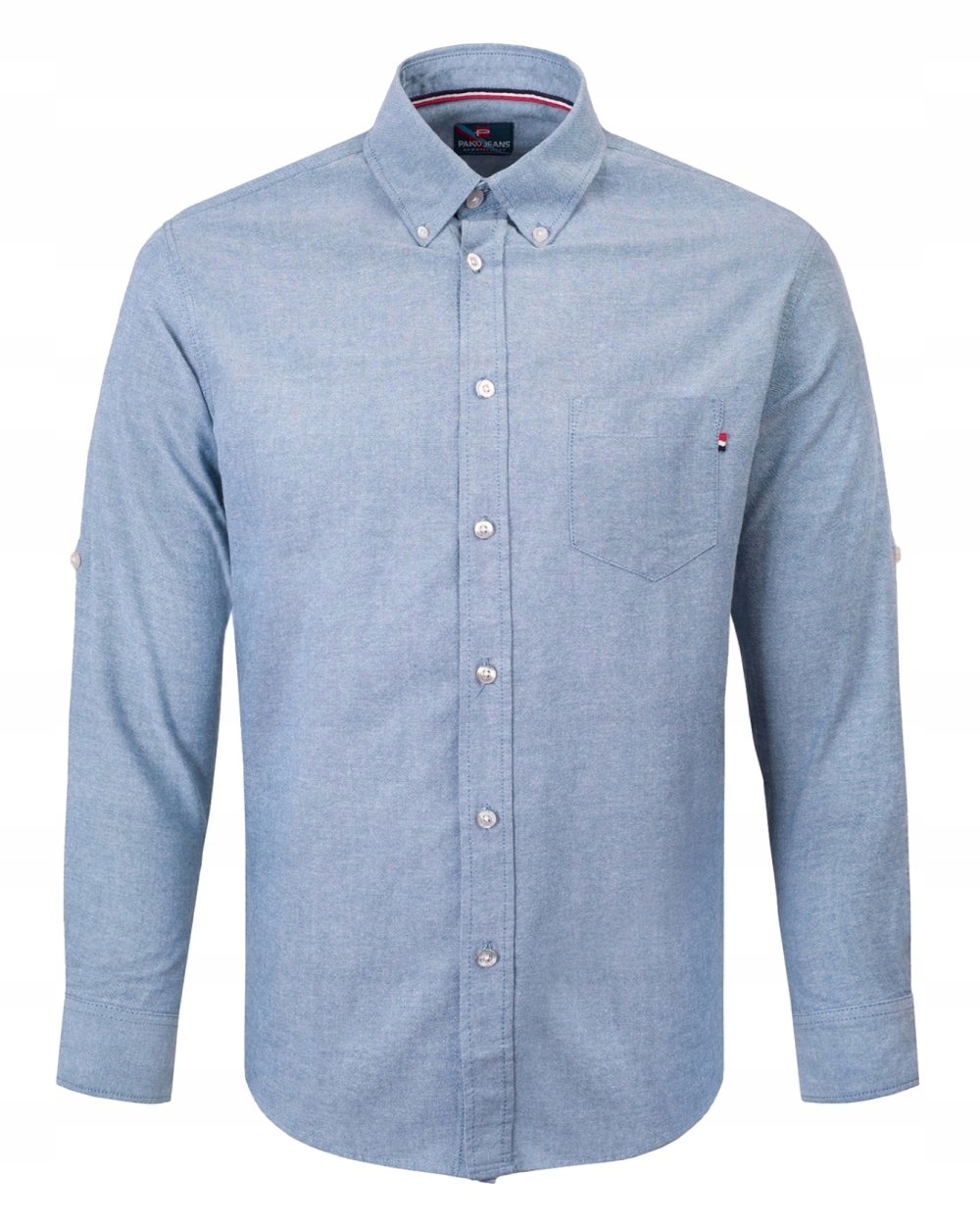 Víkendová košile Pako Jeans Lehce vypasovaná Modrá XXXL