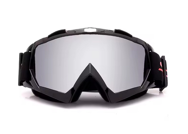 Gogle Motocyklowe MX Off-Road – Okulary Motocross Atv Ski z Szybą Pc