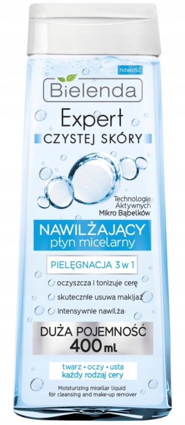 

Bielenda Płyn Micelarny 400ML 3W1 Nawilżający