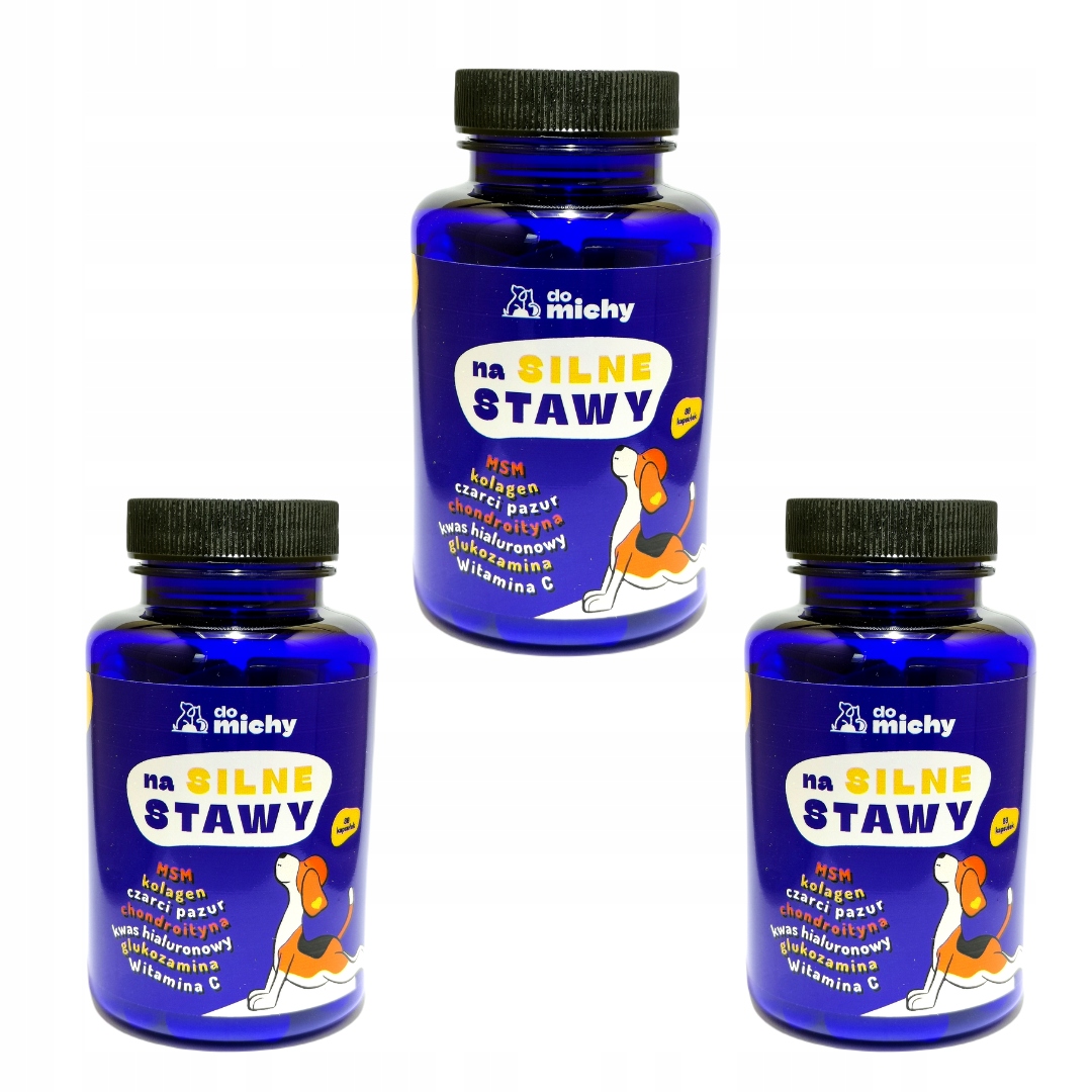 Levně Sada 3 ks doplňků Do michy pro psy na silné klouby 80 kapslí