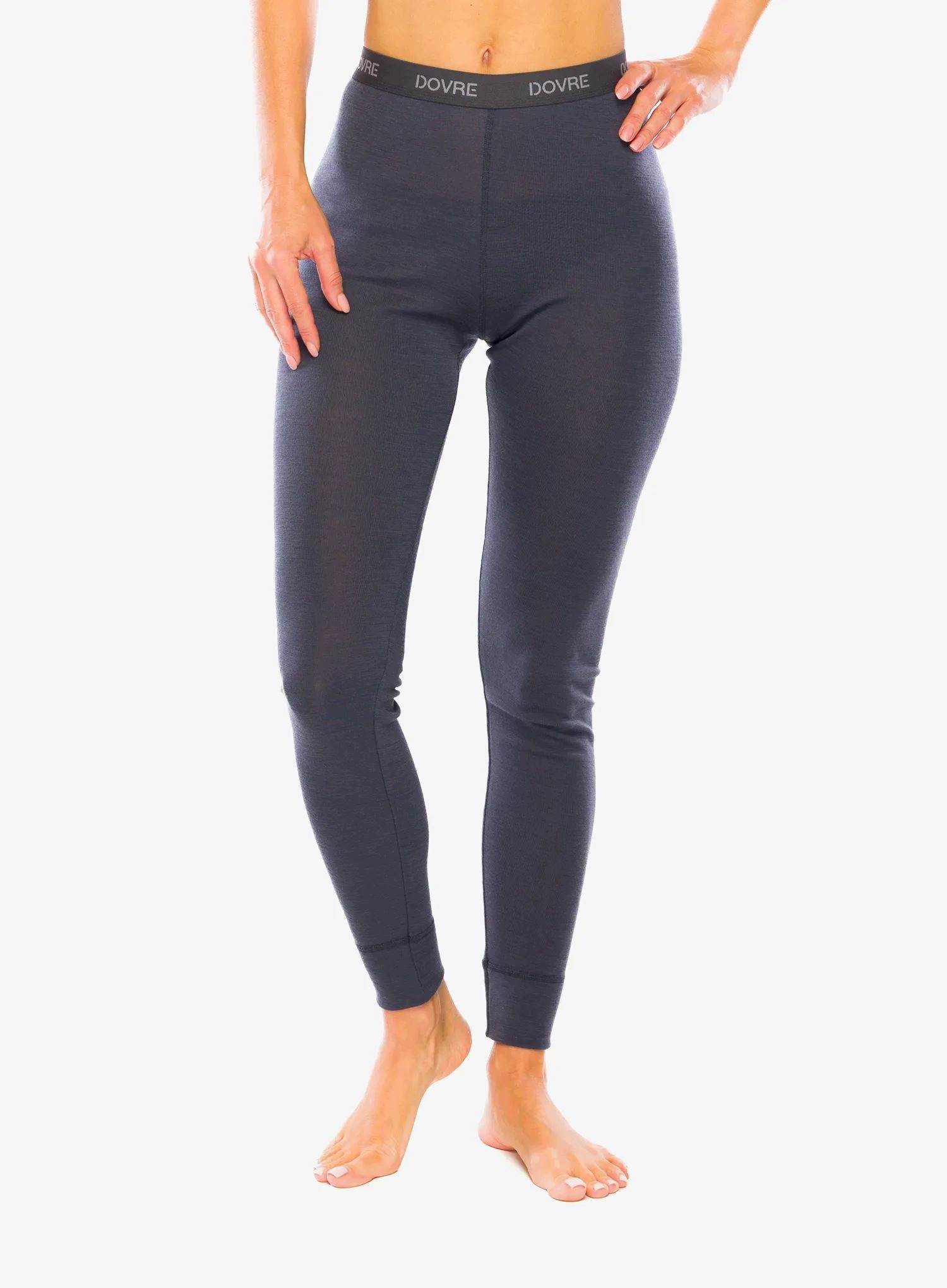 Legíny dámské Dovre 100% Merino Wool Active šedé XL
