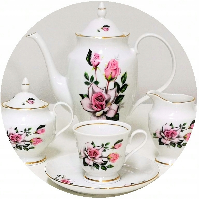 087 ASTRA SERWIS KAWOWY 12/27 CHODZIEŻ PORCELANA