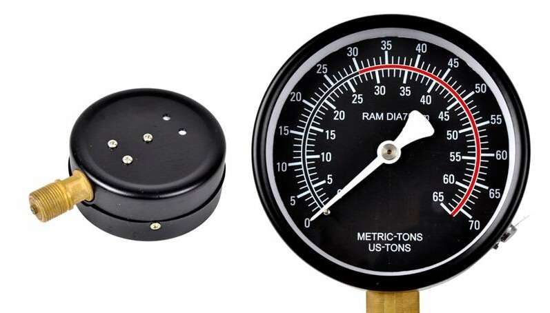 MANOMETR DO PRASY 30 TON MIERNIK ZEGAR WSKAŹNIK PRASA 30T