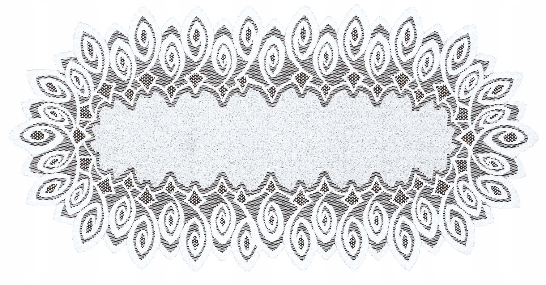 

Bieżnik,serwetka biała żakardowa 70x140cm 222461