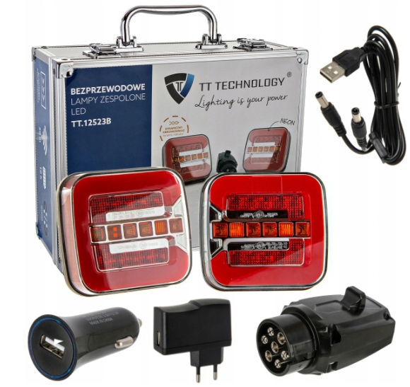 TT.12523B - 12 / 24V СВЕТОДИОДНЫЕ БЕСПРОВОДНЫЕ ЛАМПЫ WI - FI ДЛЯ ПРИЦЕПА