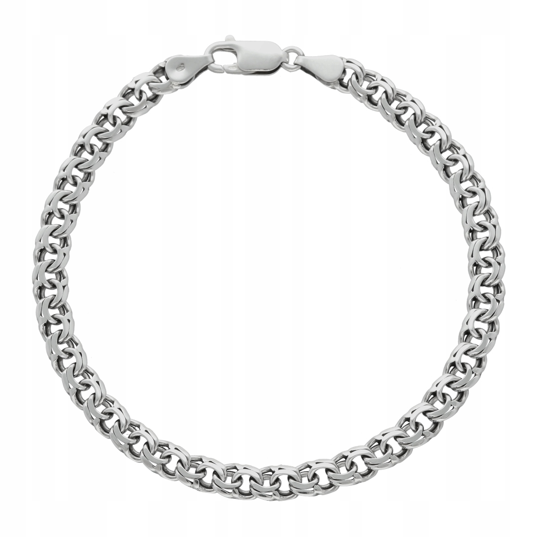 Stříbrný náramek Galibardi 10 g, 6 mm, 22 cm