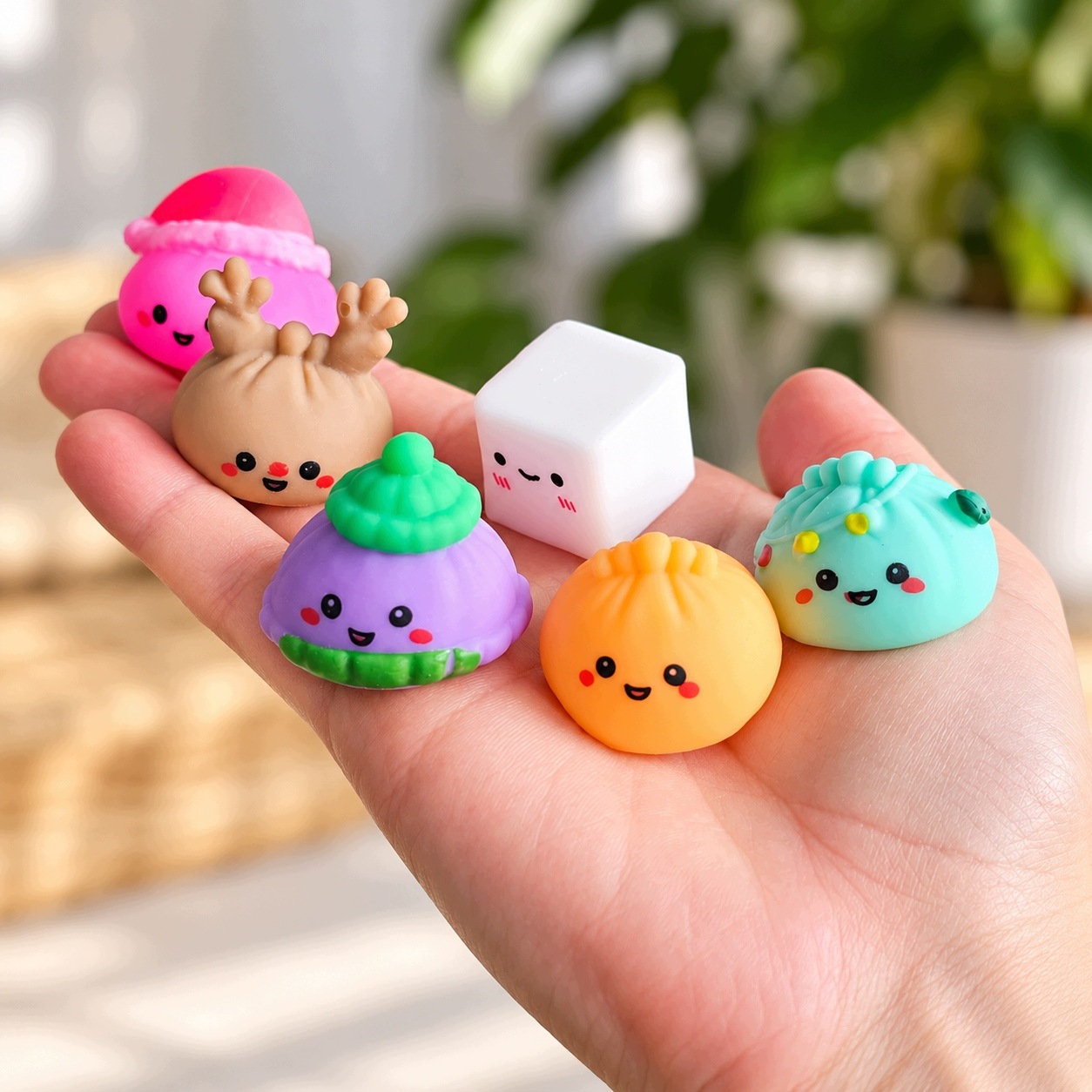 Адвент-календарь Mochi Squishy, 24 мини-мялки разных цветов и форм, от 6 лет — фото 5