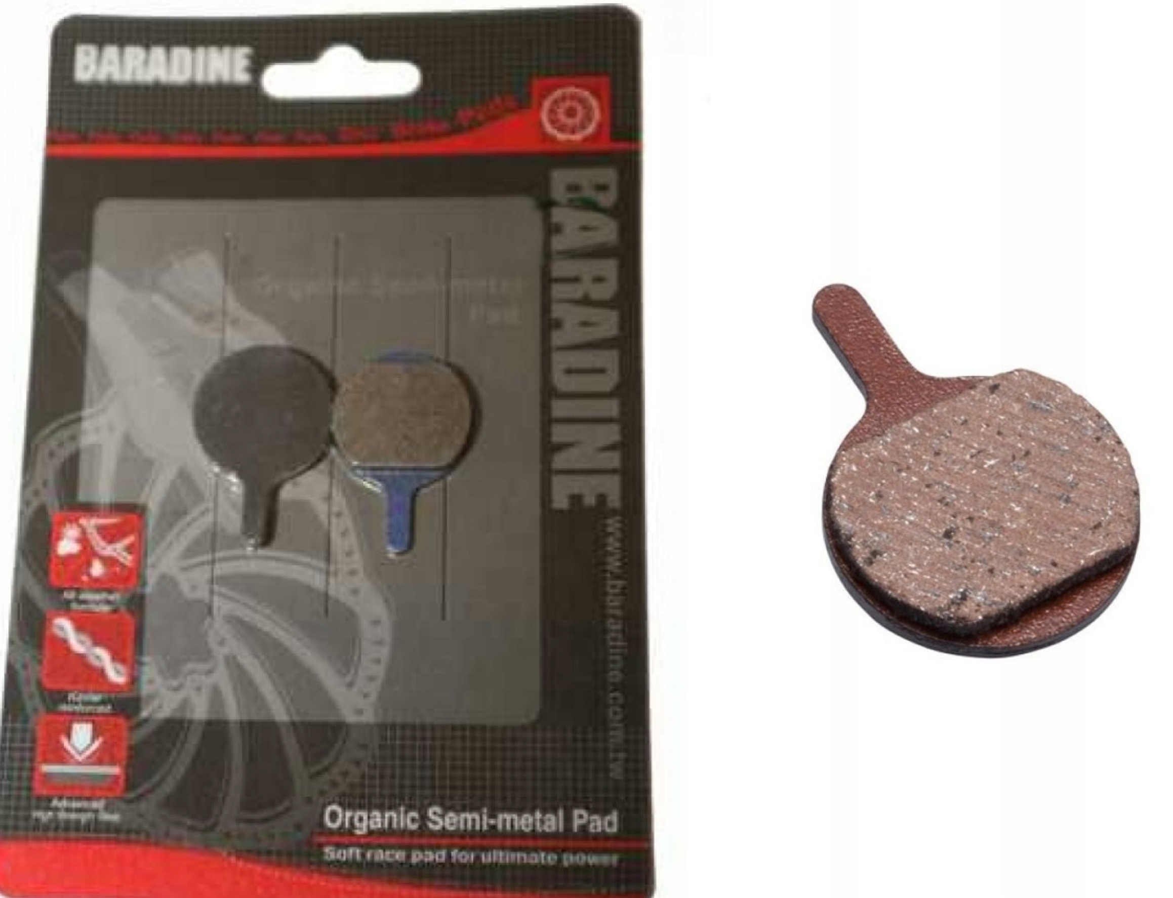 Okładziny Hamulca Tarcz. Baradine DS-04 Semimetal Magura LOUISE/CLARA2000