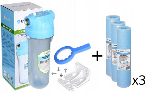 UST-M Filtr WFW EMI-PROTECT 3/4' + 3x WKŁAD PS5-PROTECT