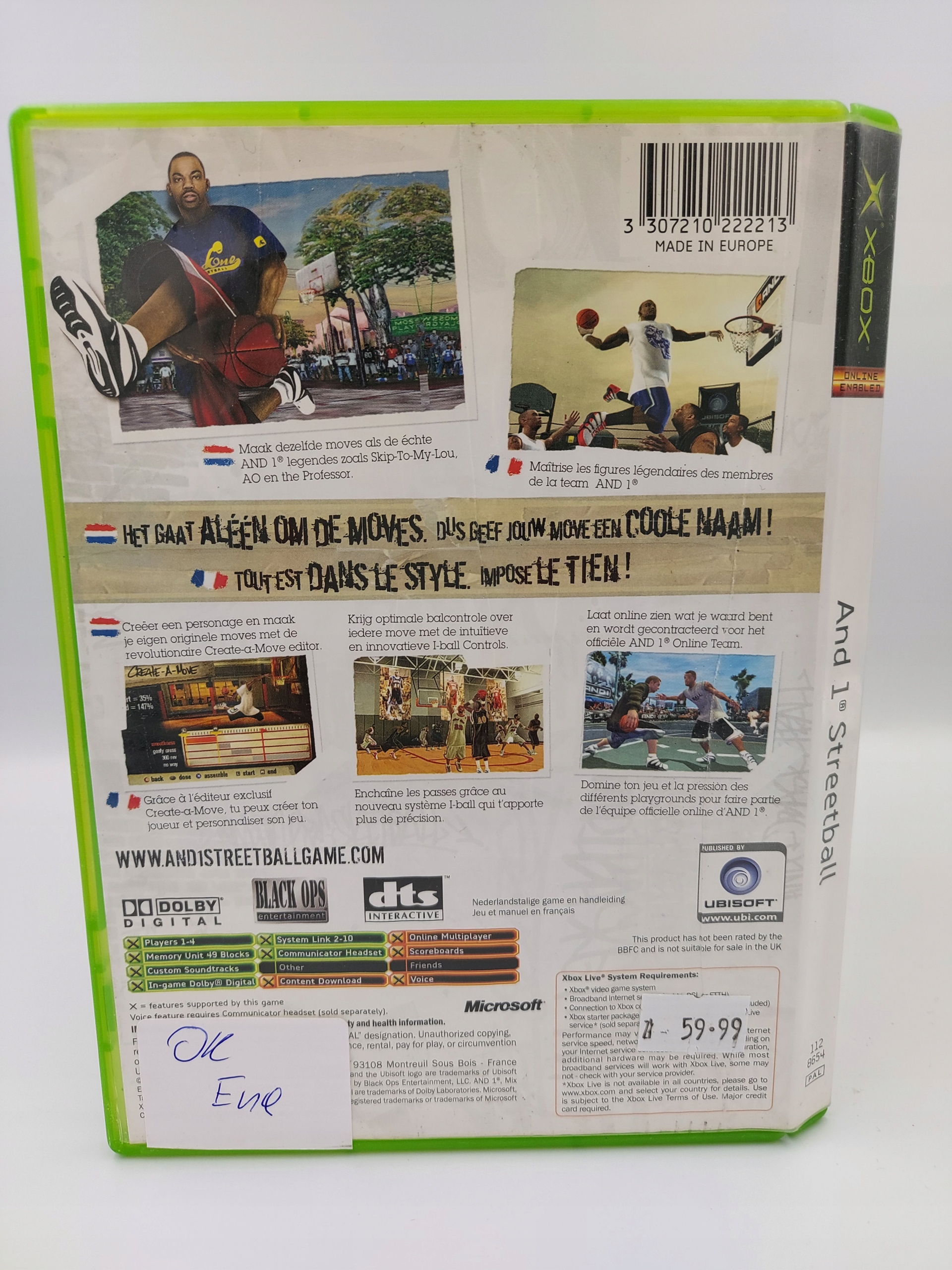 And 1 Streetball Xbox Platforma Microsoft Xbox