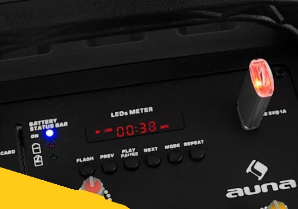 Kolumna Aktywna Głośnik przenośny + mikr. Karaoke Marka Auna