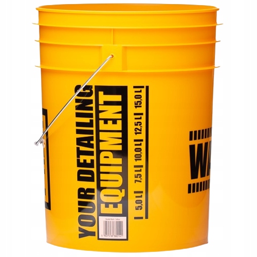 WORK STUFF BUCKET Yellow Wash Wiadro detailingowe 20L