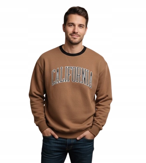 mikina Abercrombie Hollister XL hnědá California