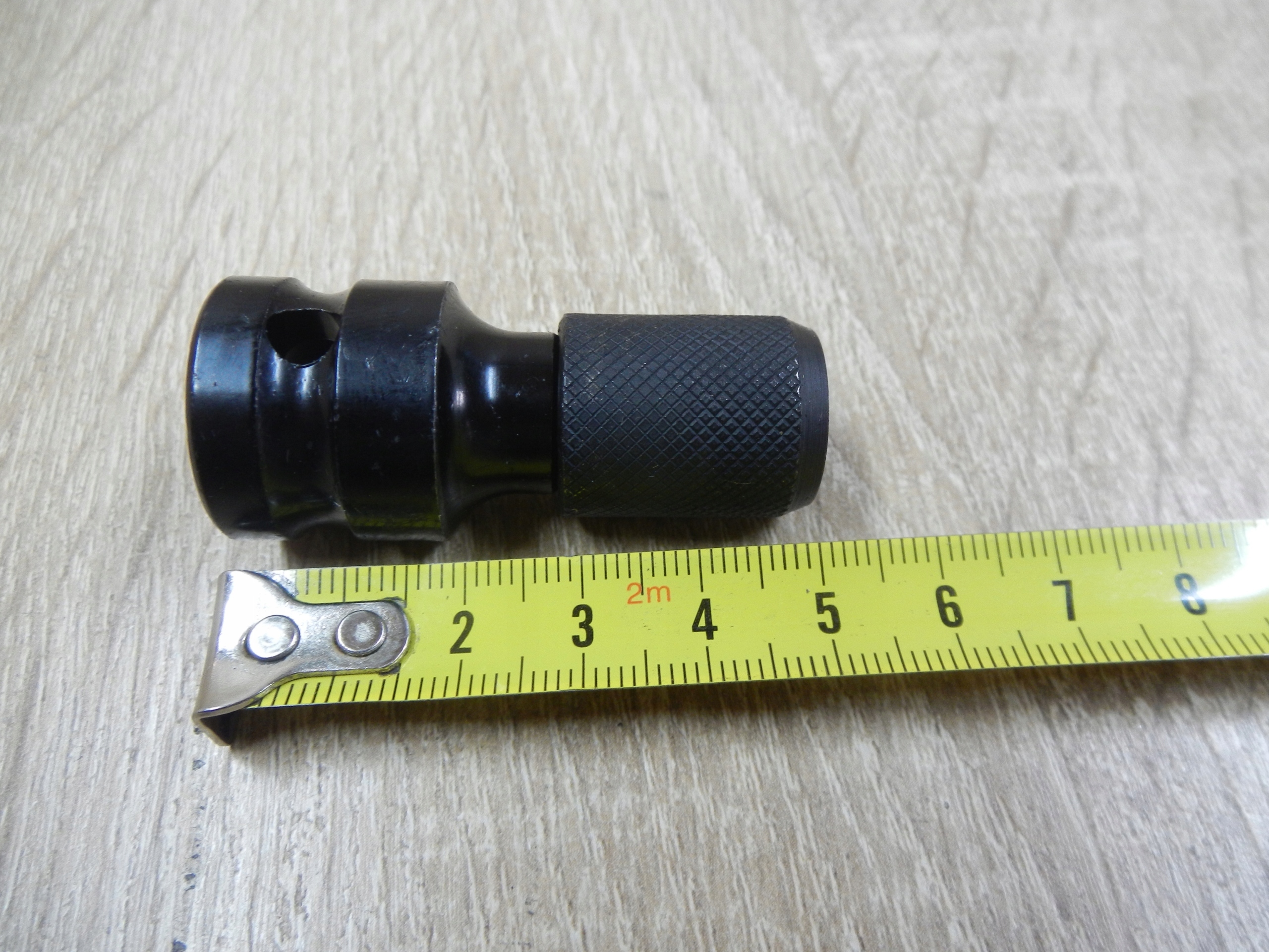 Adapter Przejściówka udarowa 1/2' na 1/4' HEX Długość bitu 25mm