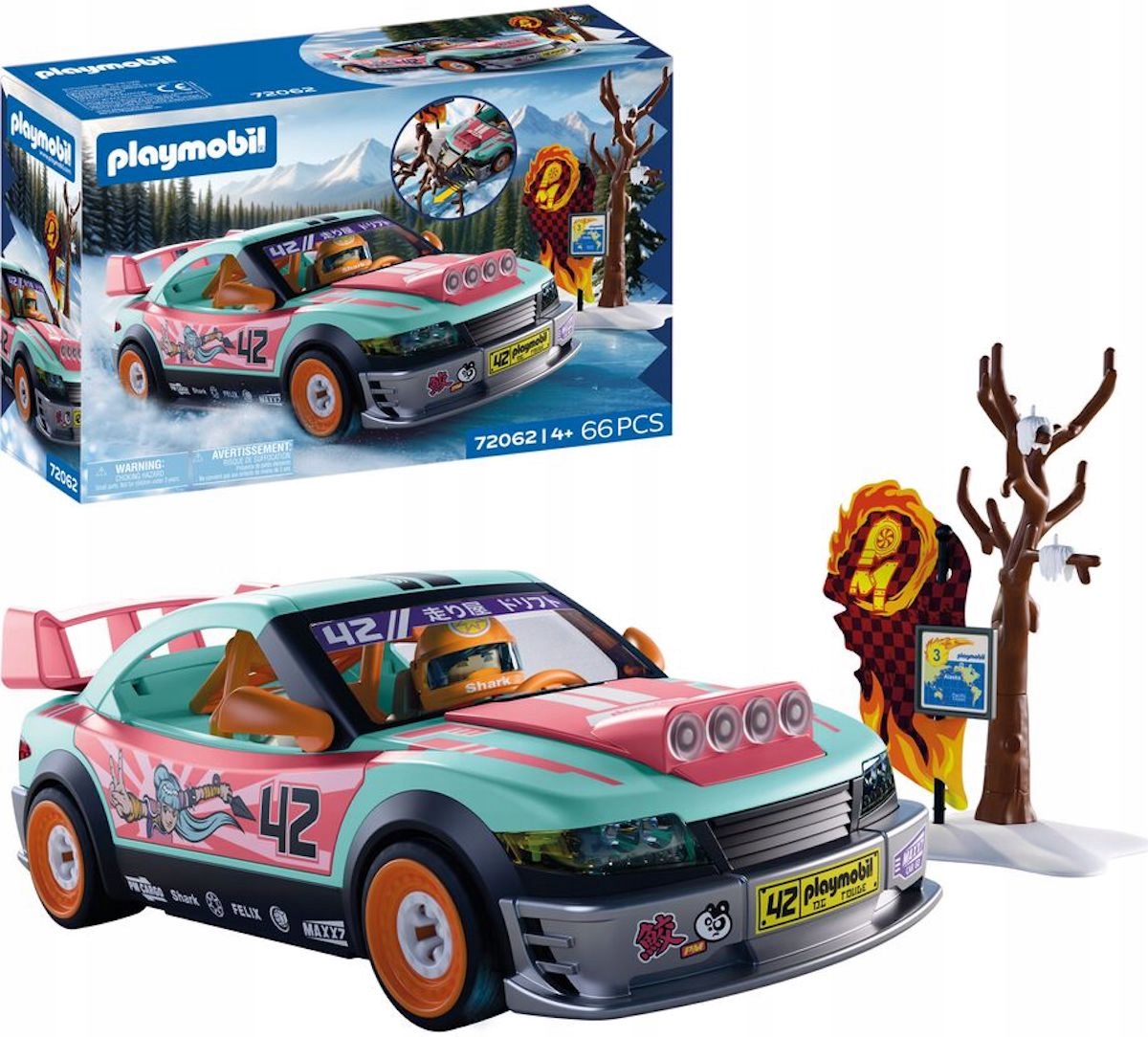 Playmobil Terenówka tuningowa 72062 66 elementów