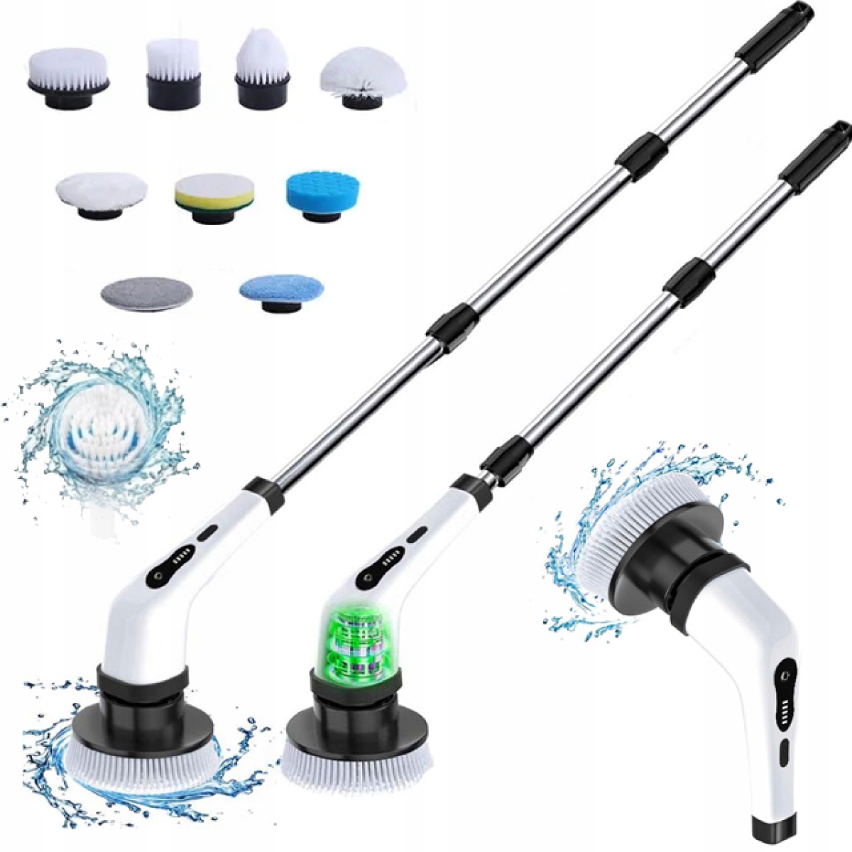 Levně 9V1 Přenosný Elektrický Rotační Čisticí Kartáč Pro Domácí Použití