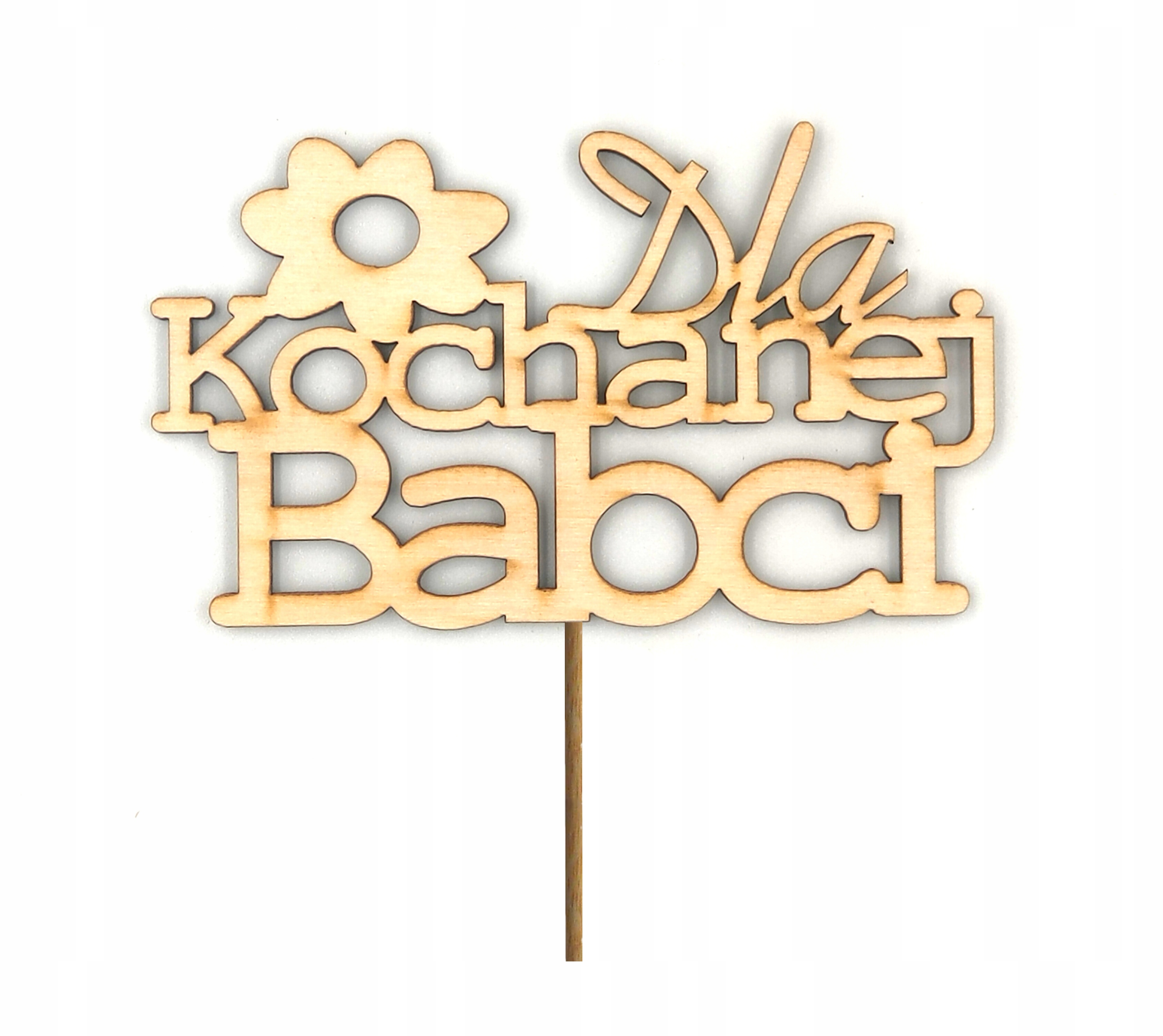 Topper Pik Napis Dla Kochanej Babci Dzień Dziadków