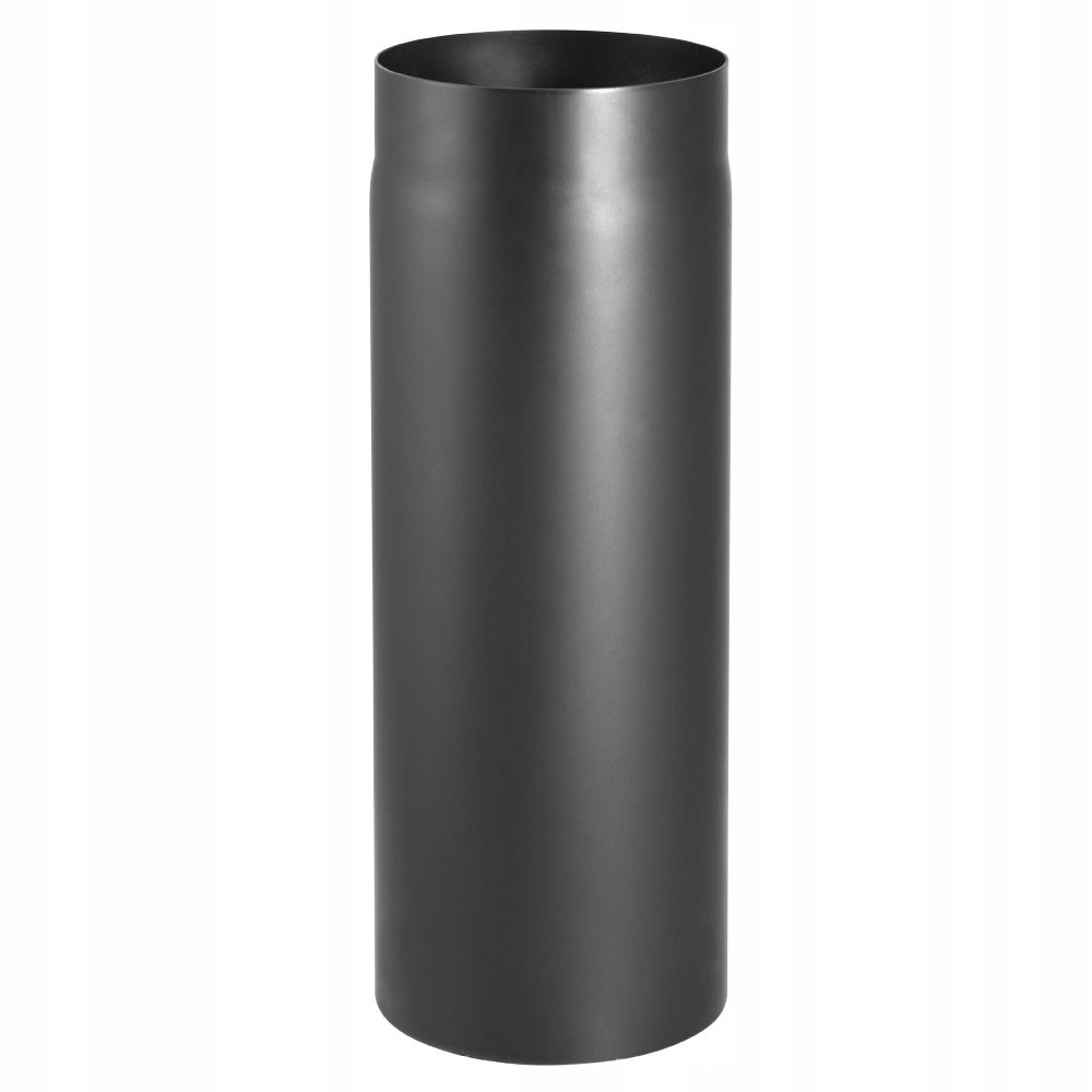 RURA 0,5m fi 130 KOMINEK odprowadzanie spalin piec koza czarna 2mm dymowa