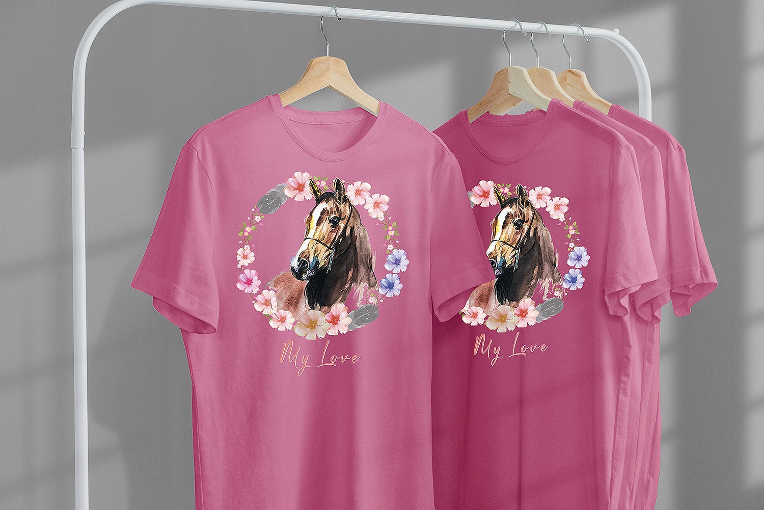 T-SHIRT KOSZULKA DLA DZIECKA KONIE 140 SUPER JAKOŚĆ Rozmiar M