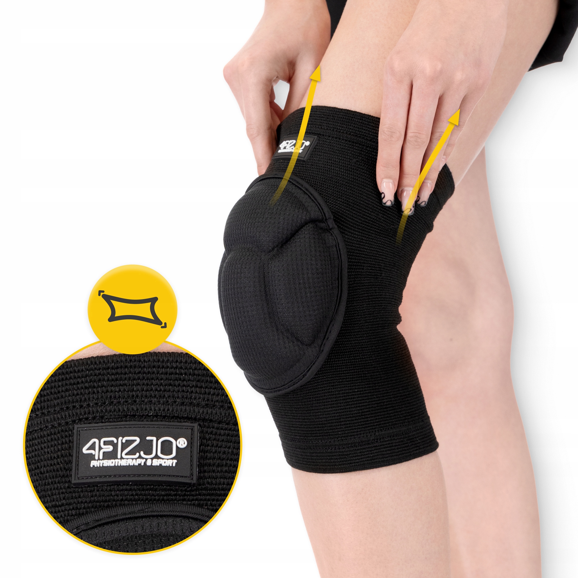 OCHRANIACZE NA KOLANA STABILIZATOR ŚCIĄGACZ USZTYWNIACZ NAKOLANNIK OPASKA S Rozmiar S