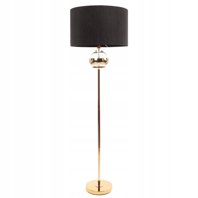 Podlahová lampa Caroline 50x30x159 černá zlatá