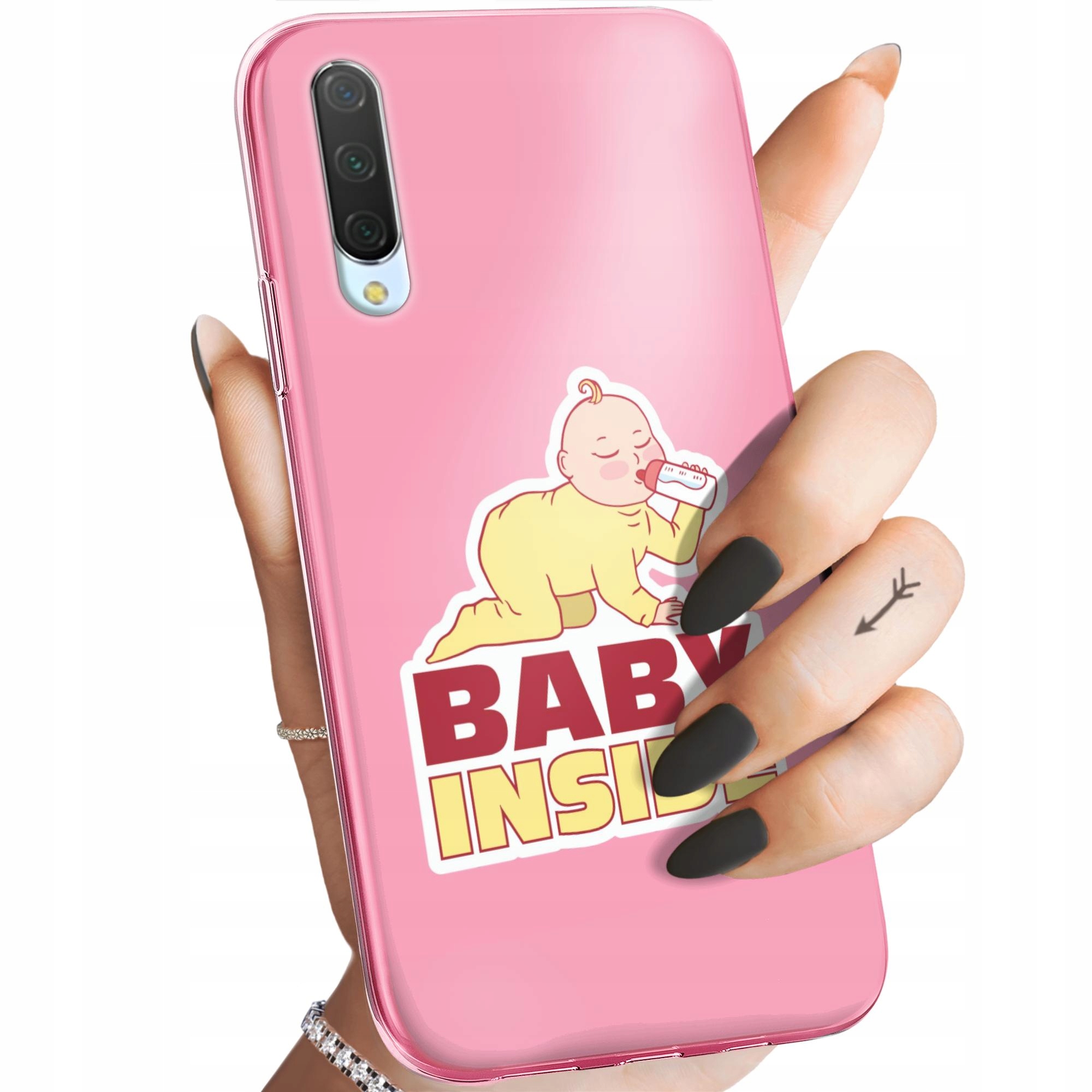 Etui Do Xiaomi MI 9 Lite Gender Reveal Pregnant Baby Shower Obudowa