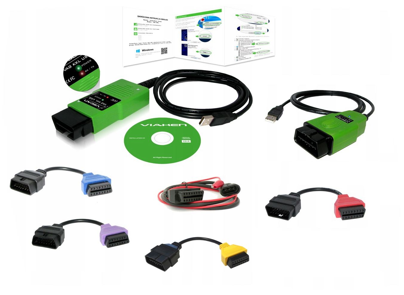 Polski Pakiet K+can Adaptery Fiat Alfa Lancia Mes