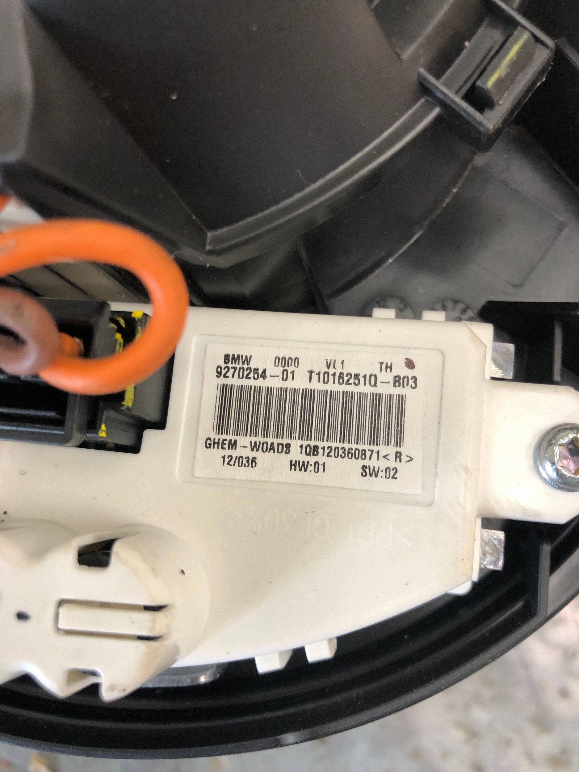riscaldamento ventola BMW F30 1014415