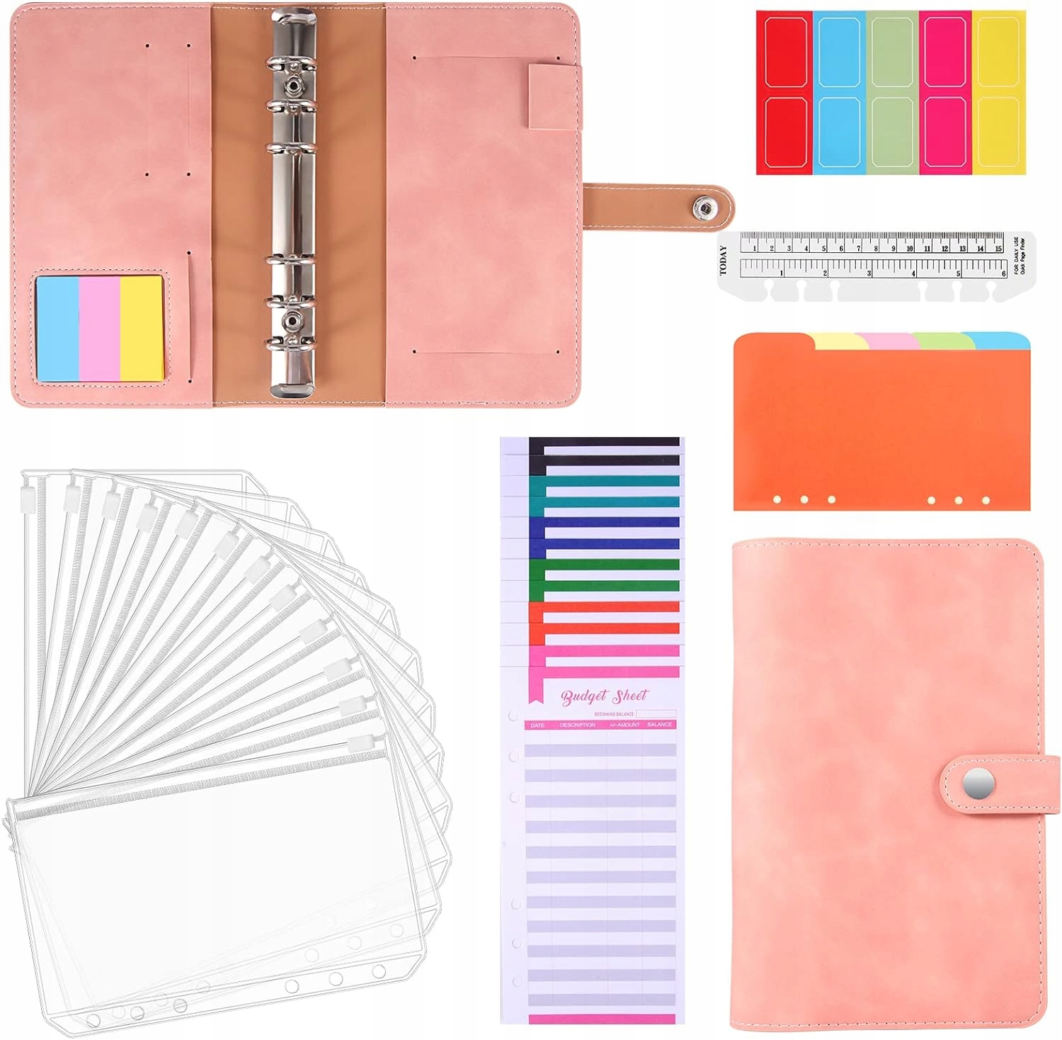 PLANER BUDŻETOWY OSZCZĘDNOŚCIOWY A6 OSZCZĘDZANIE SEGREGATOR WYDATKÓW ZESTAW EAN (GTIN) 7890174033514